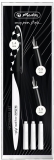 Stilou My.Pen Style caligrafie cu 3 penite, motiv Just Black, Herlitz 