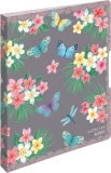 Caiet mecanic Herlitz A4, 2 inele, 25 mm, motiv Butterfly