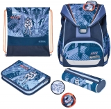 Ghiozdan echipat UltraLight Plus, Techmech, Herlitz