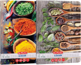 Caiet A5, 80 file, patratele, Spices, diverse modele, Herlitz