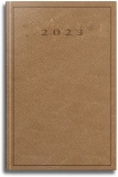 Agenda datata, A5, 352 pagini, coperta buretata, bej, 2023, Herlitz 