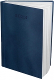 Agenda datata, A5, 352 pagini, DeLuxe, culoare albastru, 2023, Herlitz 