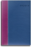 Agenda datata A5 352 pagini Premium DeLuxe Marbella Vertical magenta/albastru 2023 Herlitz 