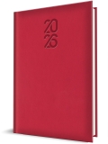 Agenda Herlitz datata 2026, A5, 352 pagini, Tucson, culoare rosu
