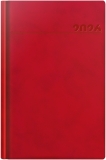 Agenda Herlitz datata 2026, A5, 352 pagini, Premium Deluxe Chia, culoare rosu