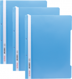 Dosar sina A4 PP, perforat azuriu, Herlitz, 50 buc/set  