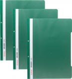 Dosar sina A4 PP, perforat verde, Herlitz, 50 buc/set  