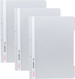 Dosar sina A4 PP, perforat gri, Herlitz, 50 buc/set  