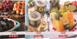 Caiet Herlitz A4, 60 file, patratele, motiv Healthy Snack, diverse modele