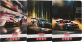 Caiet Herlitz A4, 60 file, patratele, motiv Race cars, diverse modele