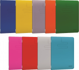 Caiet A4 60 file, coperta PP, dictando, colturi rotunjite, diverse culori