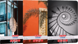 Caiet Herlitz A4, 100 file, patratele, motiv Art Deco, diverse modele