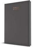 Agenda Herlitz datata saptamanala 2026, A4, 128 pagini, coperta buretata, culoare gri