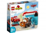 Distractie la spalatorie cu Fulger McQueen si Bucsa 10996 LEGO DUPLO Cars