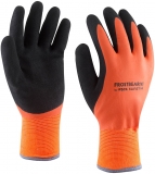 Manusi de asamblare impermeabile, captusite, acoperite cu strat de latex dublu, marime: 08, Portocaliu, Rock Safety Frostbear