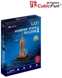 Puzzle 3D Led Empire State Building 38 Piese Cubicfun