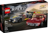 Chevrolet Corvette C8.R si 1968 Chevrolet Corvette 76903 LEGO Speed Champions 