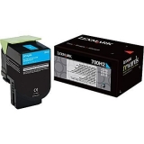 Cartus Toner Cyan Nr.700H2 70C0H20 3K Original Lexmark Cs310N
