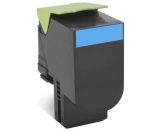 Cartus Toner Cyan Return Nr.802Hc 80C2Hc0 3K Original Lexmark Cx410E