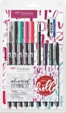 Markere caligrafie avansate si watercoloring Tombow