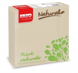 Servetele Lucart Fato Natural Style, 33x33cm, 2 Straturi