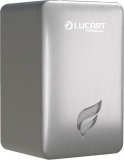 Dispenser Lucart Zenith din otel inoxidabil, pentru hartie igienica pliata