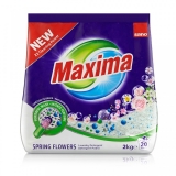 Detergent pudra, Spring Flowers, 20 spalari, 2 kg Sano Maxima