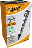 Marker permanent negru 2000, 12 bucati/cutie Bic