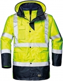 Jacheta motorway split, galben/albastru Hi-Vis, Sir Safety