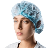 Boneta albastra detectabila, unica folosinta, 100 buc/set, Sir Safety