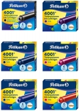 Patroane cerneala mici, 4001, 6 buc/set Pelikan