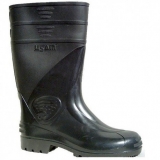 Cizme pvc impermeabile, lungi, negre 