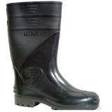 Cizme pvc impermeabile, lungi, marimea 37, negre 