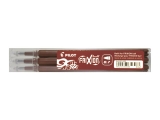 Rezerva roller 3/set Frixion 0.7 mm Pilot maro