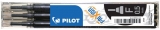 Rezerva roller Frixion Point 0.5 mm 3 buc/set Pilot negru