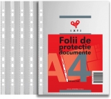 Folie protectie documente A4, 40 microni, 100 buc/set, 15 seturi Exte