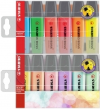 Pachet Textmarker Boss Original 6 culori/set + Textmarker Boss Original Pastel 6 culori/set Stabilo 