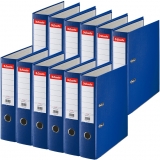 Biblioraft Economy, PP, A4, 75 mm, albastru, 20 buc/set Esselte