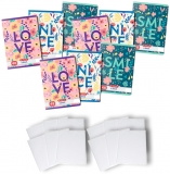 Pachet 10 caiete + coperti A5, 48 file, matematica, Feelings Herlitz