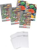 Pachet 5 caiete + coperti A5, 80 file, patratele, Spices, Herlitz