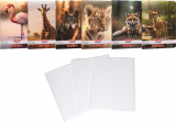 Pachet 10 caiete + coperti A5 , 48 file, velin, Animals, diverse modele, Herlitz
