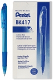 Pix cu mecanism BK417, 0.7 mm, plastic, albastru, 12 buc/cutie Pentel