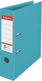 Biblioraft  No.1 Power Colour Breeze, PP/PP, partial reciclat, certificare FSC, A4, 75 mm, Esselte albastru