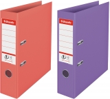 Biblioraft  No.1 Power Colour'Breeze, PP/PP, partial reciclat, certificare FSC, A4, 75 mm, Esselte
