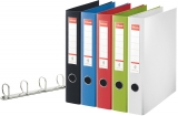 Caiet mecanic VIVIDA Jumbo, PP/PP, partial reciclat, certificare FSC, A4, mecanism 4DR, inel 40 mm, Esselte