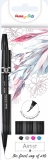 Marker caligrafic Brush Pen ultra fin Sign Pen Artist 4 buc/set Pentel