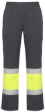 Pantaloni de iarna Hi-Vis Soan, pentru barbati, Plumb/Galben Fluorescent, Roly 