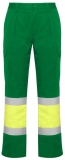Pantaloni de iarna Hi-Vis Soan, pentru barbati, Verde Gradina/Galben Fluorescent, Roly 