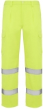 Pantaloni Hi-Vis Alfa, pentru barbati, Galben Fluorescent, Roly 