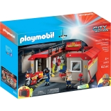 Set Mobil Statie De Pompieri Playmobil